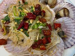 油泼扇贝-来之顺海鲜菜馆·青岛菜·始于1993(栈桥店)