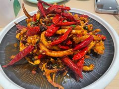 老干妈煸鱿鱼-吕氏疙瘩汤·新派鲁菜(芝罘万达店)