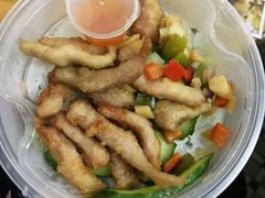 蒜香猪颈肉上海菜饭-佰搭果·广式茶餐厅(西华路店)