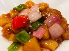 w菠萝咕咾虾-新大咀港式茶餐厅(宝山万达店)