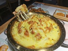 烤鸡爱上芝士-猪啊牛呀羊啊铜盘烤肉(正大广场店)