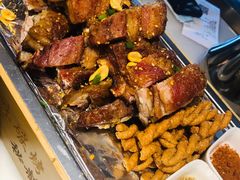 蒙味秘制炭烤羊排-钱江大院(三花国际店)