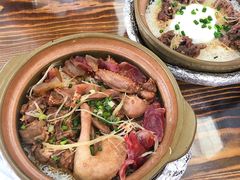 窝蛋牛肉煲仔饭-崖口煲仔饭