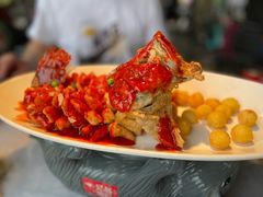 松鼠桂鱼-吴越荣记苏州菜·松鼠桂鱼 100% 活鱼现做(月光码头店)