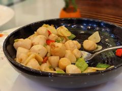 蒜片拌贝丁-烟台金沙滩大酒店食府