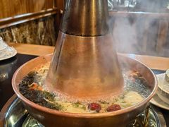 -果松木炭酸菜铜火锅·外婆参鸡汤