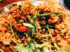 辛拉面爆鸡胗-原始泥炉烤肉(总店)