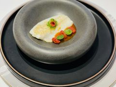 石烹轻煎黄鱼搭酸辣茄鲞-程府宴(南长街四合院店)