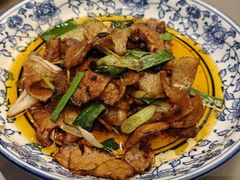 蒜苗回锅肉-芙蓉凰花园酒楼