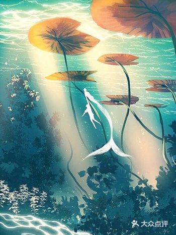 他的插画有一种特别的浪漫～