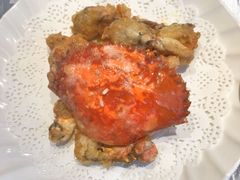 避风塘炒帝王蟹-都市阳光海鲜城(青山湖店)
