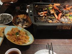 黑椒耗油味烤鱼-江边城外烤全鱼(方庄时代购物中心店)