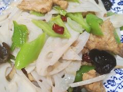 莲菜炒肉-小清花粥铺(青年南街店)