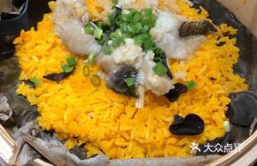 Fried Fish Belly with Tofu Skin Rice