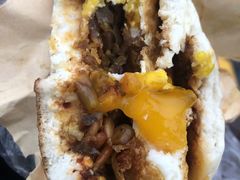 蛋菜夹馍-老马家马蓉蛋菜夹馍·腊牛肉夹馍(回民街店)