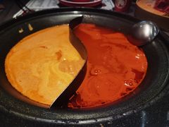 水牛奶冬阴功红油辣锅双拼-生活如沸·顺德水牛奶火锅(大学路店)