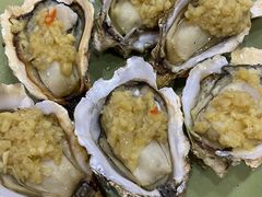 炭烧蒜蓉生蚝-贞姨美食·老字号海鲜大排档