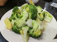 西兰花炒带子-一哥美食(总店)
