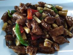 黑椒牛肉粒-天天向上素食餐厅(五台山店)