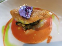 橄榄油慢煮海鲈鱼-Le Comptoir de Pierre Gagnaire