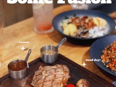 谷饲厚切肉眼扒配薯菜-森Some Fusion(荔湾店)