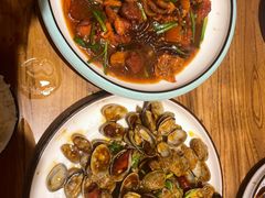 -东来菜馆•手抓海鲜家常菜•海鲜锅贴(鸽子窝店)