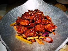 蒜香蜜汁排骨-绿茶餐厅(成都大悦城店)