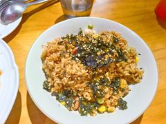 沙茶酱腊肠虾仁紫菜炒饭-黑熊披萨orso pizza