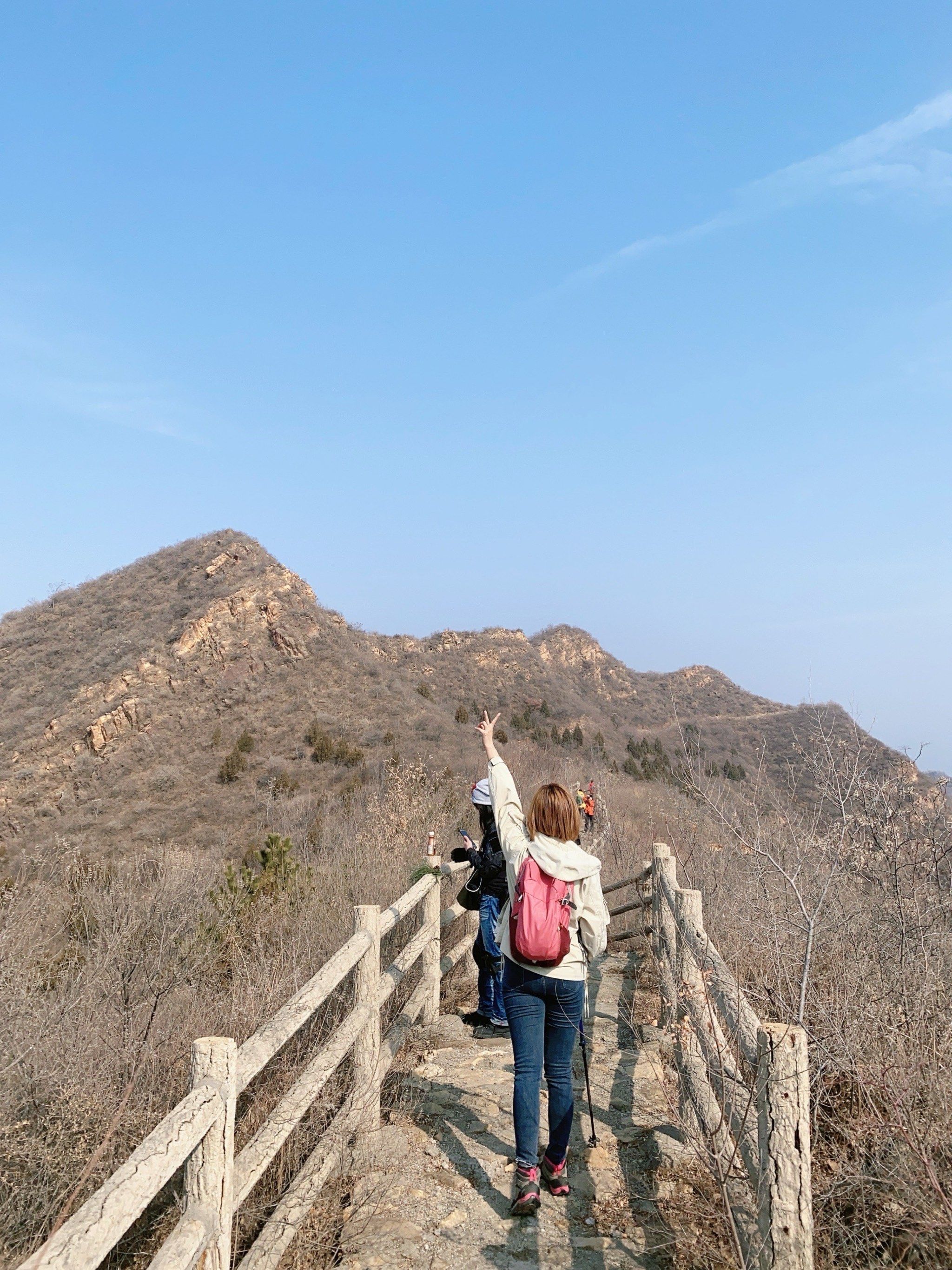 山巅远眺的风景