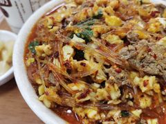 牛肉生肉小炒泡馍-清真馬峰小炒泡饃
