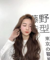 点击看大图 -藤野造型烫发染发