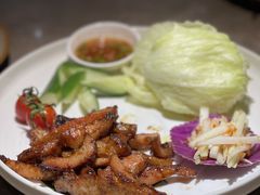 蜜糖碳烧猪颈肉-星叶·东南亚料理(温州万象城店)