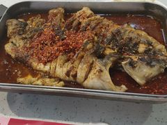 油泼香辣清江鱼-鱼酷活鱼烤鱼(北美店)