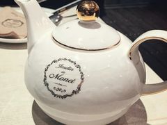 蜜桃冰茶-莫奈花园法式蛋糕