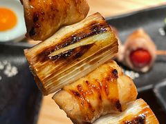 酱烤京葱鸡肉串-人间酒暖·Go blanc·烧鸟·深夜食堂(陆家嘴店)