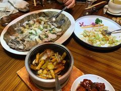 鸡枞菌蒸笋壳鱼-万丽轩·粤菜(王府井金茂万丽酒店)