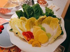 蔬菜拼盘-左庭右院鲜牛肉火锅(苏州园区永旺店)
