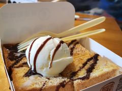 香草冰淇淋厚吐司-阿信厚吐司(曾厝垵店)