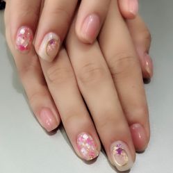 -手牵手美甲