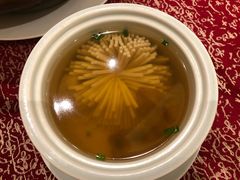 松茸菌汤菊花豆腐-陕西会客厅·宴会厅·唐世佳宴