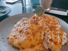 流沙奶黄松饼-NokNok Coffee(宽窄巷子店)