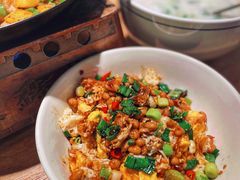 下饭腊八豆炒荷包蛋-聚鑫朋酸菜肥肠(文艺路口店)