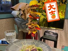 凯撒炭烤鸡肉串-蜜桃花开·中西融合菜E&W(南长街店)