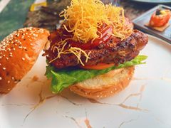 BBQ鸡腿汉堡-Lets burger非常汉堡·环球风味(蓝色港湾店)