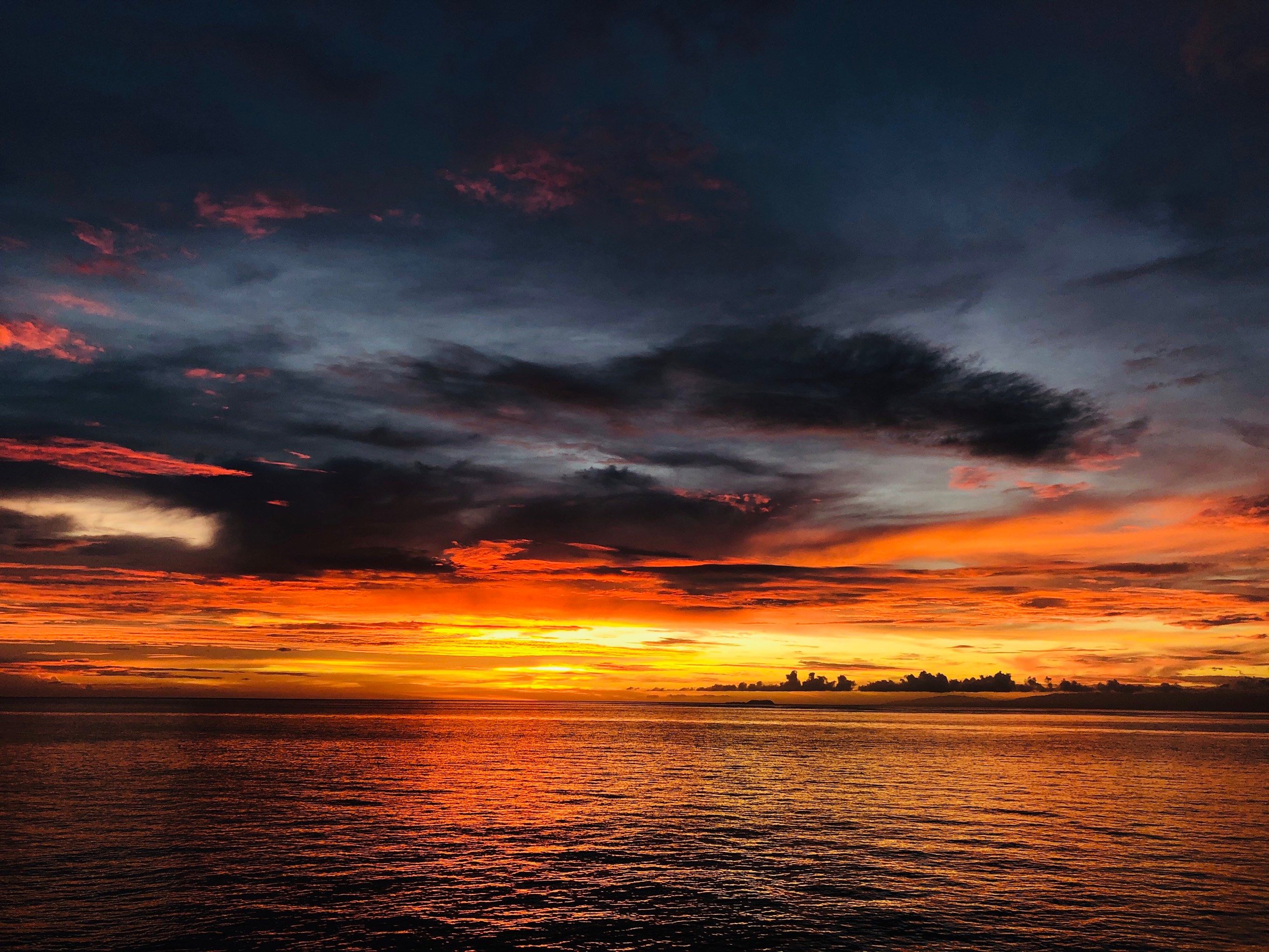 日落的渐变美景
