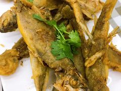 干炸黄花鱼-烁佳海鲜大馅饺子