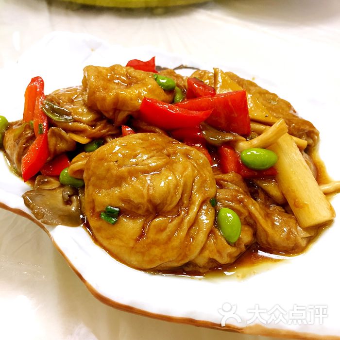 灵运楼湖鲜馆·农家乐什锦油面筋图片-北京无锡菜-大众点评网