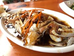 清蒸红鳟鱼-俺家菜馆(百里峡店)
