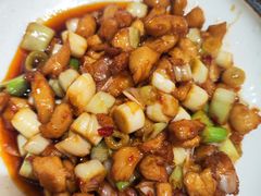 宫保鸡丁-东来菜馆•手抓海鲜家常菜•海鲜锅贴(鸽子窝店)
