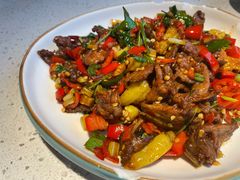 小炒黄牛肉-秋色客家菜(南山店)